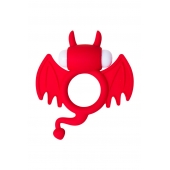 Красное эрекционное кольцо на пенис JOS COCKY DEVIL - JOS - в Кирове купить с доставкой
