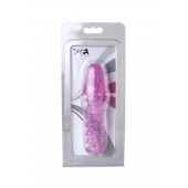 Розовая насадка с нежными шипами - 13,5 см. - Toyfa Basic - в Кирове купить с доставкой