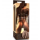 Коричневый мастубратор-вагина Nicole s Kitty - Blush Novelties - в Кирове купить с доставкой