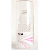 Гелевая прозрачная насадка с 2 отростками - 13 см. - Toyfa Basic - в Кирове купить с доставкой