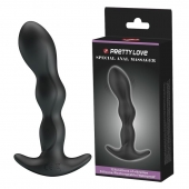 Черный анальный стимулятор простаты с вибрацией Special Anal Massager - 14,5 см. - Baile - в Кирове купить с доставкой