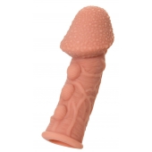 Насадка на фаллос с пузыриками, венками и ребристостью KOKOS Extreme Sleeve 09 - 12,7 см. - KOKOS - в Кирове купить с доставкой