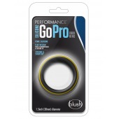 Черно-желтое силиконовое эрекционное кольцо Silicone Go Pro Cock Ring - Blush Novelties - в Кирове купить с доставкой