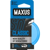 Классические презервативы в железном кейсе MAXUS Classic - 3 шт. - Maxus - купить с доставкой в Кирове