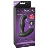 Черный массажер простаты Electro Stim Prostate Vibe с электростимуляцией - 13,3 см. - Pipedream - купить с доставкой в Кирове
