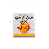 Стимулирующий презерватив-насадка Roll   Ball Banana - Sitabella - купить с доставкой в Кирове