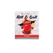 Стимулирующий презерватив-насадка Roll   Ball Cherry - Sitabella - купить с доставкой в Кирове