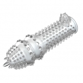 Закрытая прозрачная насадка Crystal sleeve - 14,2 см. - Erowoman-Eroman - в Кирове купить с доставкой
