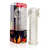 Закрытая прозрачная насадка на пенис Crystal Sleeve Faraon - 13,5 см. - Erowoman-Eroman - в Кирове купить с доставкой