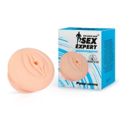 Телесная насадка-вагина на помпу - Sex Expert - в Кирове купить с доставкой