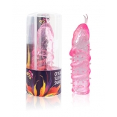 Закрытая рельефная насадка Crystal sleeve snakes в виде змеи с усиками - 14 см. - Erowoman-Eroman - в Кирове купить с доставкой