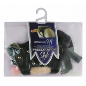 Черный пояс-трусики с двумя насадками Soft-Dolli - 16,5 и 10,5 см. - LOVETOY (А-Полимер) - купить с доставкой в Кирове