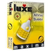Презерватив LUXE Maxima  Желтый дьявол  - 1 шт. - Luxe - купить с доставкой в Кирове