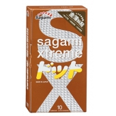 Презервативы Sagami Xtreme FEEL UP с точечной текстурой и линиями прилегания - 10 шт. - Sagami - купить с доставкой в Кирове