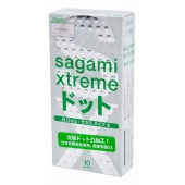 Презервативы Sagami Xtreme Type-E с точками - 10 шт. - Sagami - купить с доставкой в Кирове