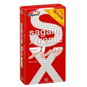 Утолщенные презервативы Sagami Xtreme Feel Long с точками - 10 шт. - Sagami - купить с доставкой в Кирове