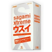 Ультратонкие презервативы Sagami Xtreme SUPERTHIN - 15 шт. - Sagami - купить с доставкой в Кирове