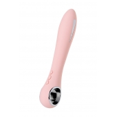 Розовый силиконовый вибратор с электростимуляцией GALVANI VIBE - 21 см. - ToyFa - купить с доставкой в Кирове
