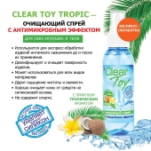 Очищающий спрей для игрушек CLEAR TOY Tropic - 100 мл. - Биоритм - купить с доставкой в Кирове