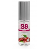 Смазка на водной основе S8 Flavored Lube со вкусом вишни - 50 мл. - Stimul8 - купить с доставкой в Кирове