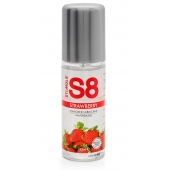 Смазка на водной основе S8 Flavored Lube со вкусом клубники - 125 мл. - Stimul8 - купить с доставкой в Кирове