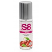 Смазка на водной основе S8 Flavored Lube со вкусом вишни - 125 мл. - Stimul8 - купить с доставкой в Кирове