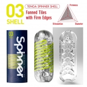 Мастурбатор SPINNER Shell - Tenga - в Кирове купить с доставкой