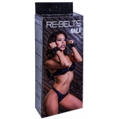 Черные кожаные наручники Naila - Rebelts - купить с доставкой в Кирове