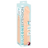 Телесная насадка-удлинитель Silicone Extension - 19 см. - Orion - в Кирове купить с доставкой