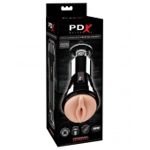Телесный вибромастурбатор-вагина Cock Compressor Vibrating Stroker - Pipedream - в Кирове купить с доставкой