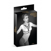 Черная упряжь на грудь Laura - Bijoux Pour Toi - купить с доставкой в Кирове