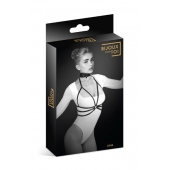 Черная упряжь на грудь Julia - Bijoux Pour Toi - купить с доставкой в Кирове