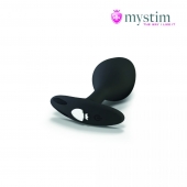 Черная пробка Mystim Rocking Vibe S с возможностью подключения к электростимулятору - 9,7 см. - MyStim - купить с доставкой в Кирове