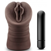 Коричневый мастурбатор-вагина Alexis - Blush Novelties - в Кирове купить с доставкой