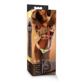 Коричневый мастурбатор-ротик Heather - Blush Novelties - в Кирове купить с доставкой