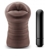 Коричневый мастурбатор-ротик Renee - Blush Novelties - в Кирове купить с доставкой