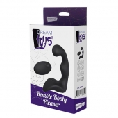 Черный вибромассажер простаты REMOTE BOOTY PLEASER - Dream Toys - в Кирове купить с доставкой