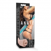 Телесный мастурбатор-ротик Angie - Blush Novelties - в Кирове купить с доставкой