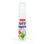 Гель-смазка Tutti-frutti со вкусом сладкой мяты - 30 гр. - Биоритм - купить с доставкой в Кирове