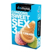 Презервативы для орального секса DOMINO Sweet Sex с ароматом мороженого - 3 шт. - Domino - купить с доставкой в Кирове