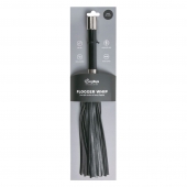 Черная плеть Easytoys Flogger With Metal Grip - 38 см. - Easy toys - купить с доставкой в Кирове