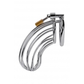 Серебристый пояс верности TOYFA на замочке - ToyFa - купить с доставкой в Кирове