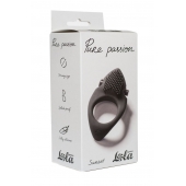 Черное эрекционное виброкольцо Pure Passion Sunset - Lola Games - в Кирове купить с доставкой