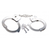 Металлические наручники Beginner s Metal Cuffs - Pipedream - купить с доставкой в Кирове