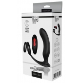 Черный массажер простаты REMOTE P-PLEASER - Dream Toys - в Кирове купить с доставкой