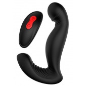 Черный вибромассажер простаты SWIRLING P-PLEASER - Dream Toys - в Кирове купить с доставкой