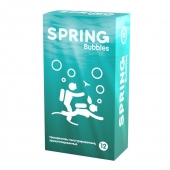 Презервативы SPRING BUBBLES с пупырышками - 12 шт. - SPRING - купить с доставкой в Кирове