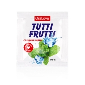 Пробник гель-смазки Tutti-frutti со вкусом мяты - 4 гр. - Биоритм - купить с доставкой в Кирове
