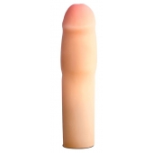 Телесная насадка-удлинитель на пенис PERFORMANCE 1.5INCH COCK XTENDER - 16 см. - Blush Novelties - в Кирове купить с доставкой