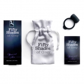 Темно-серое эрекционное кольцо Vibrating Love Ring с вибрацией - Fifty Shades of Grey - в Кирове купить с доставкой